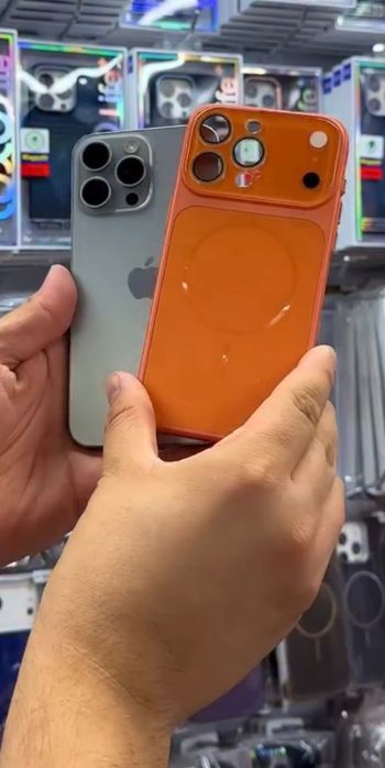 iPhone 13-16 uchun 17 Pro chehol dizay