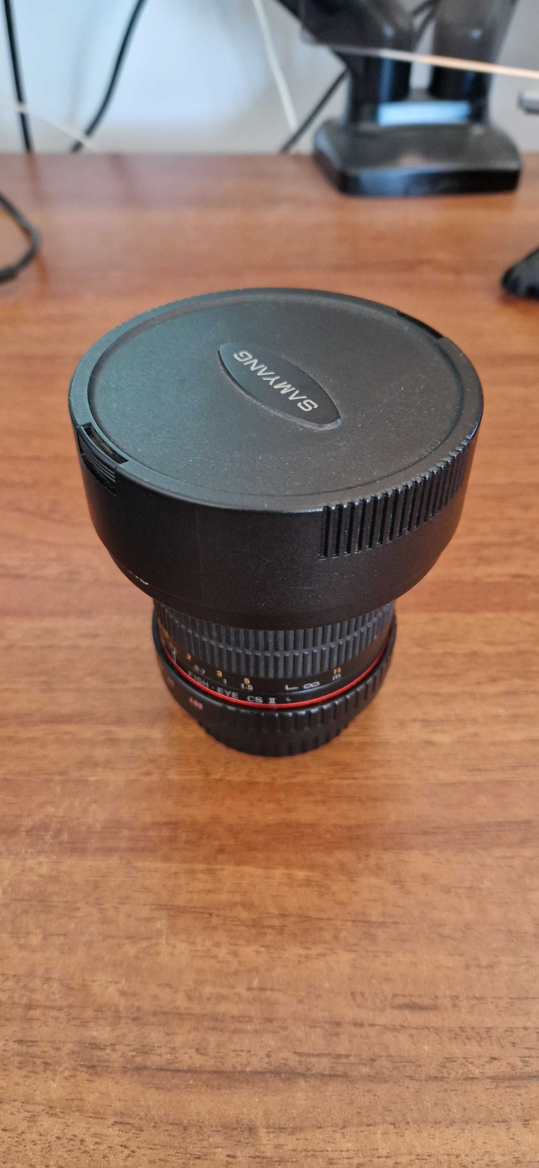 Obiectiv Samyang 8mm Fisheye montura Canon