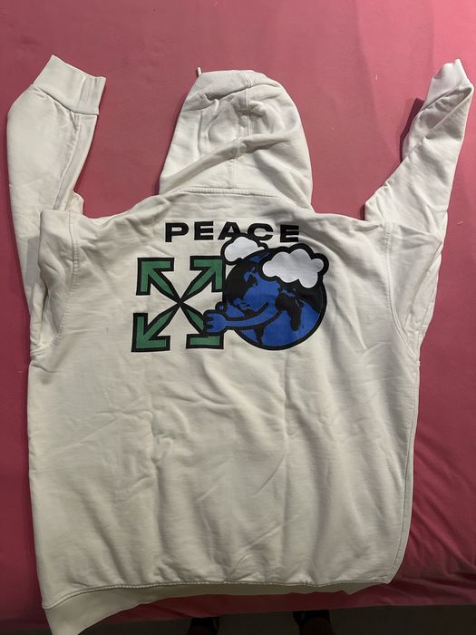 Hanorac Off White peace worldwide