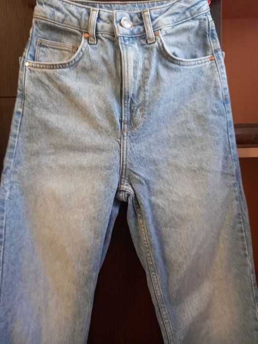 Blugi talie inalta drepti, marime S