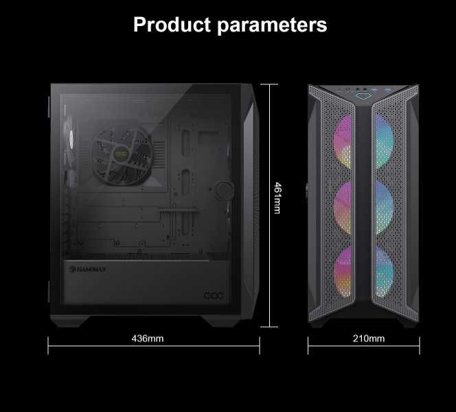 [НОВЫЙ] Корпус GameMax BRUFEN COC with ARGB (4 кулера)