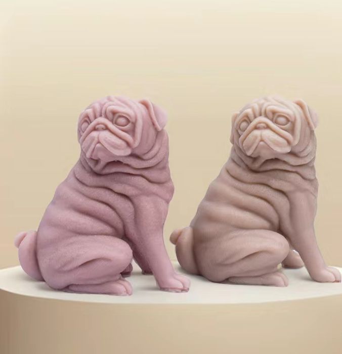 Свеча Мопс Большой