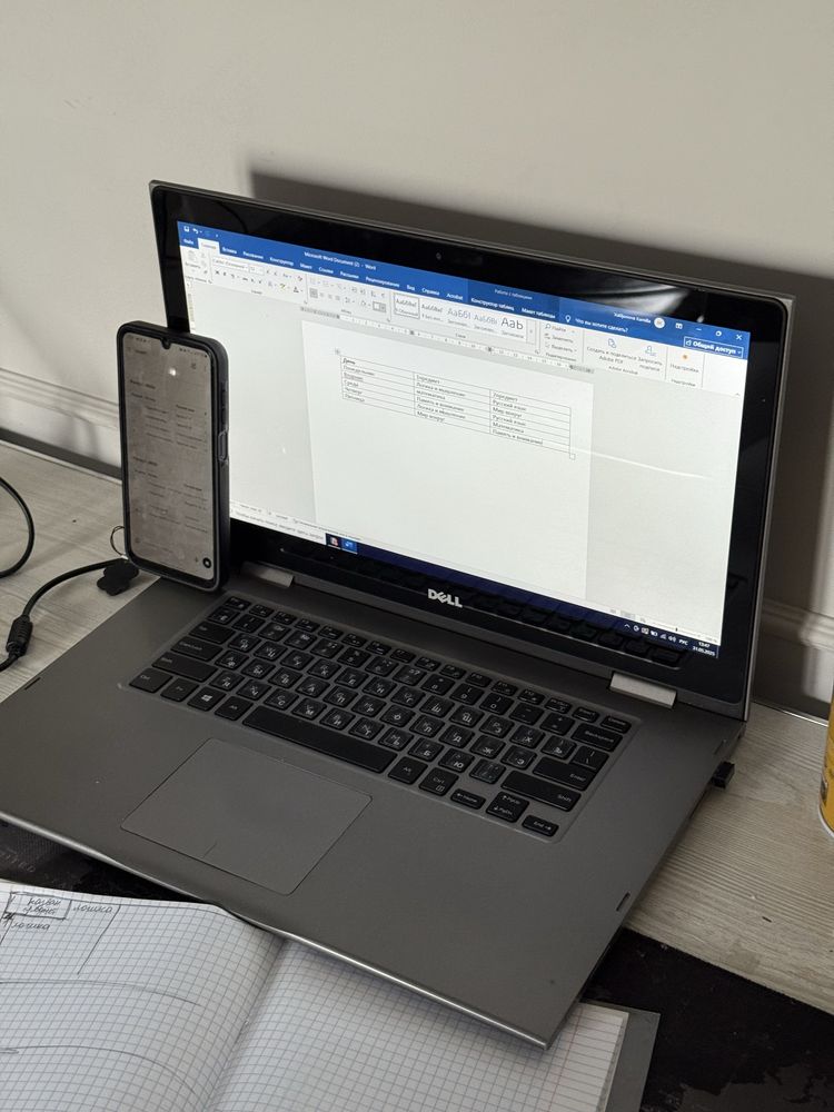 Dell inspiron sensorli FHD ips ekrani aylanadigan katta ekran