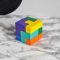Cub 3D puzzle educational, 6X6X6cm