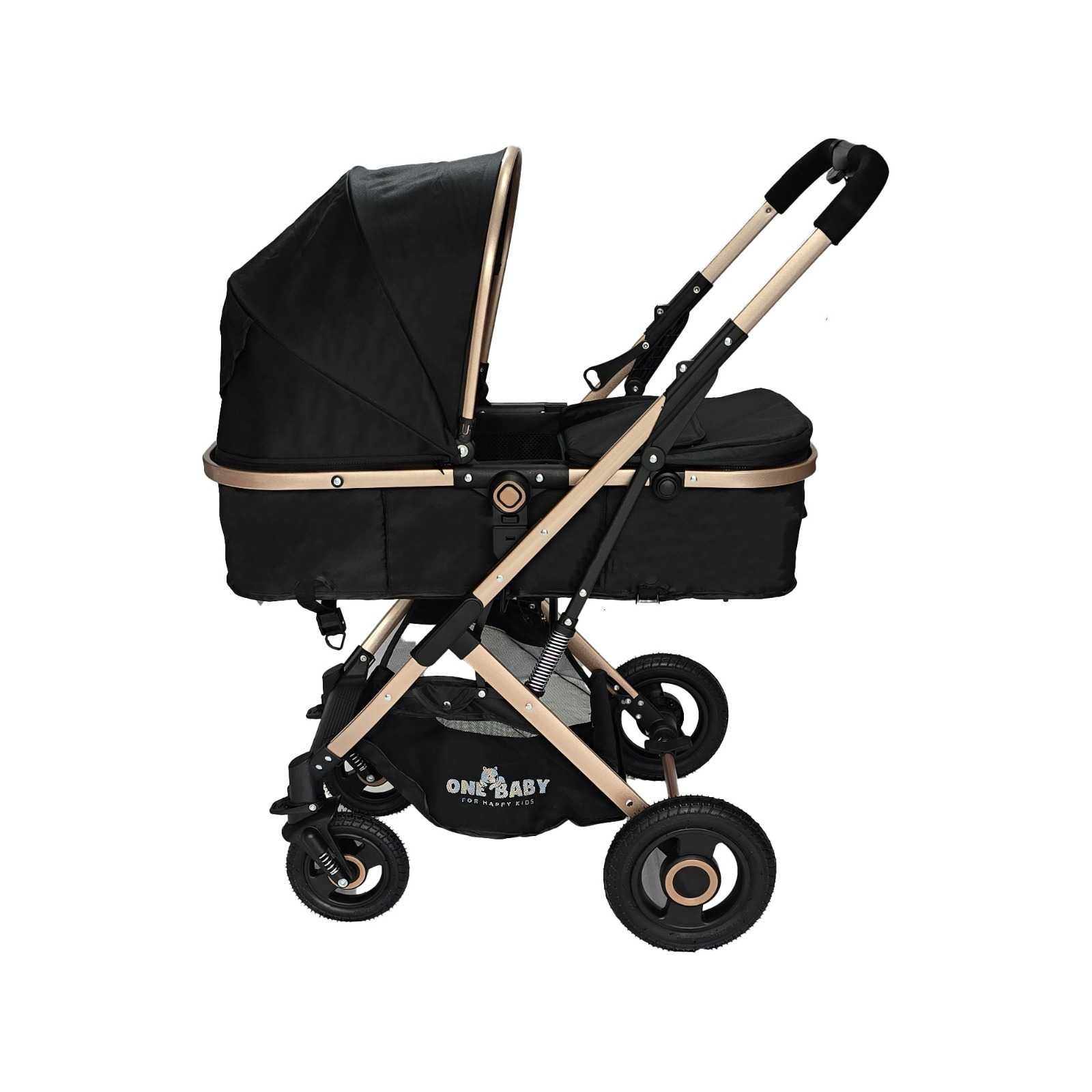 Carucior copii 3 in 1 One Baby - Model cu scoica inclusa