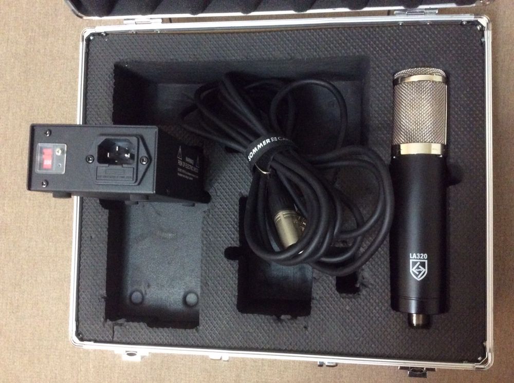 Microfon Lauren Audio Series Black LA-320 Microfon condensator cu tub