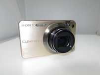 Sony Cyber-shot W150 компактен фотоапарат златен цвят, като нов
