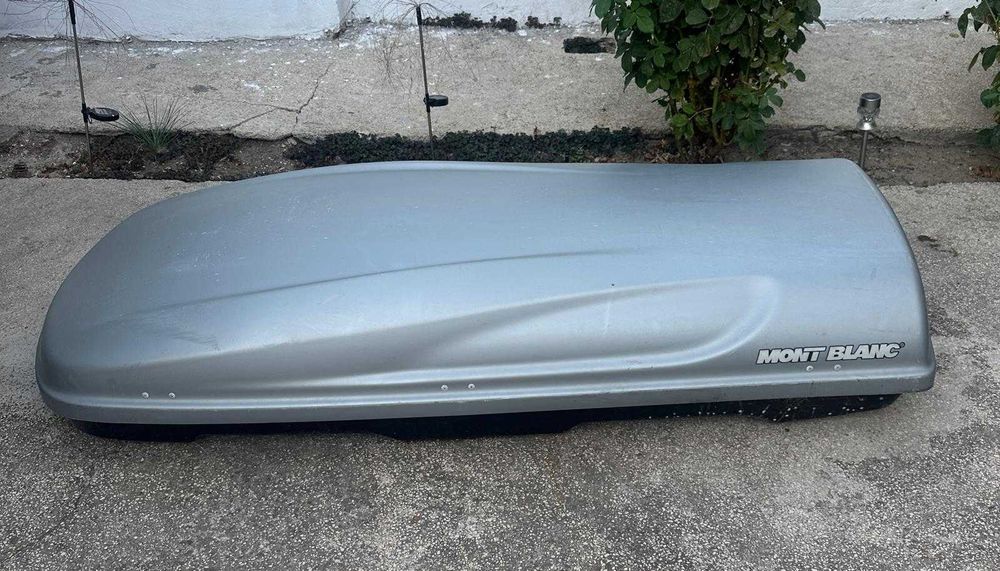 Portbagaj Mont Blanc 190 cm gri, stare foarte bună, 650 lei
