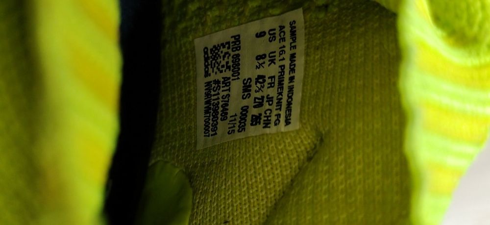 Бутонки ADIDAS Ace 16.1 Primeknit FG/AG размер 42 2/3