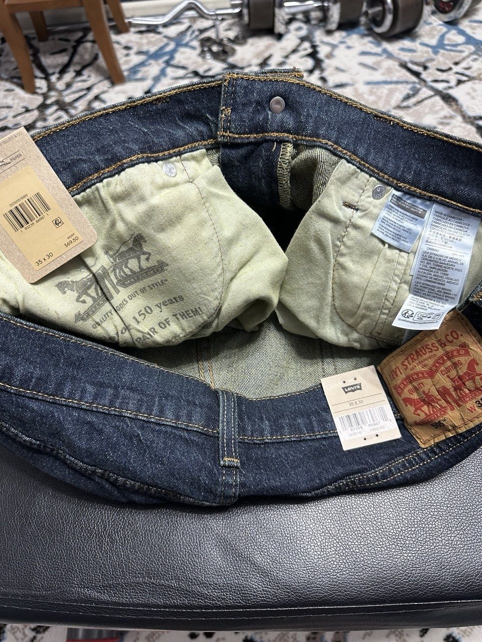 Джинсы Levi's 505 regular fit р-35/30