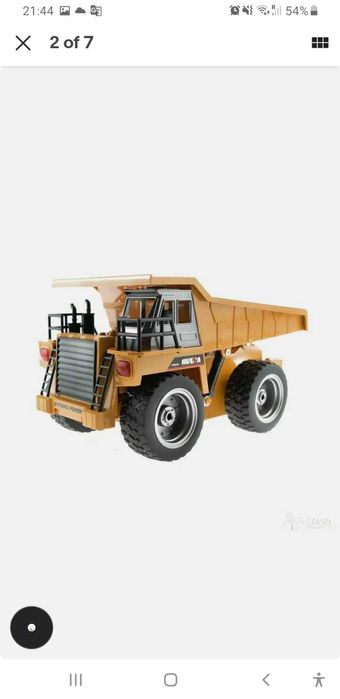 Basculanta din fier Huina, cu telecomandă RC - 2,4 GHz Cadou Craciun