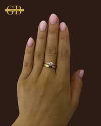 Золотое кольцо обручальное для предложения
