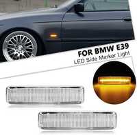 Mигач BMW E39 за калник БМВ е39 светлини крушки фарове страничен мигач