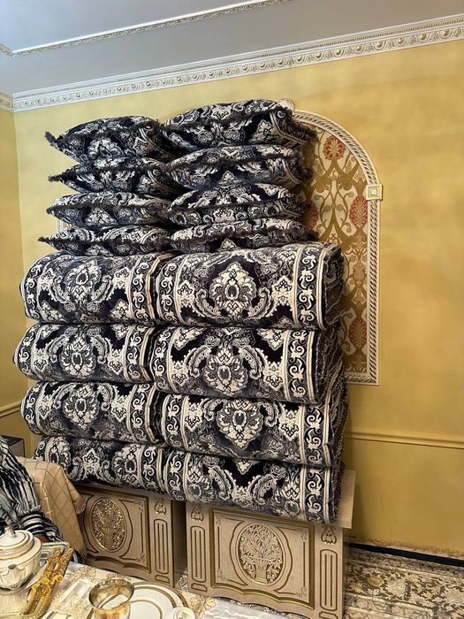 8 ta Koʻrpachalar toza Turkiya materialidan ,8 yostigi bilan