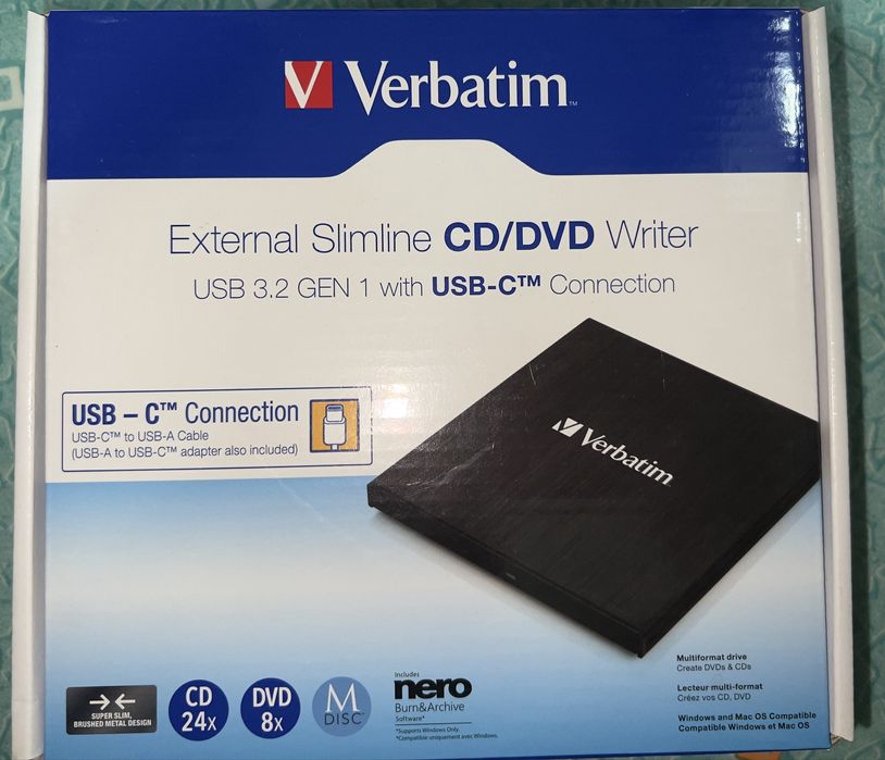 Новый Внешний CD/DVD-привод