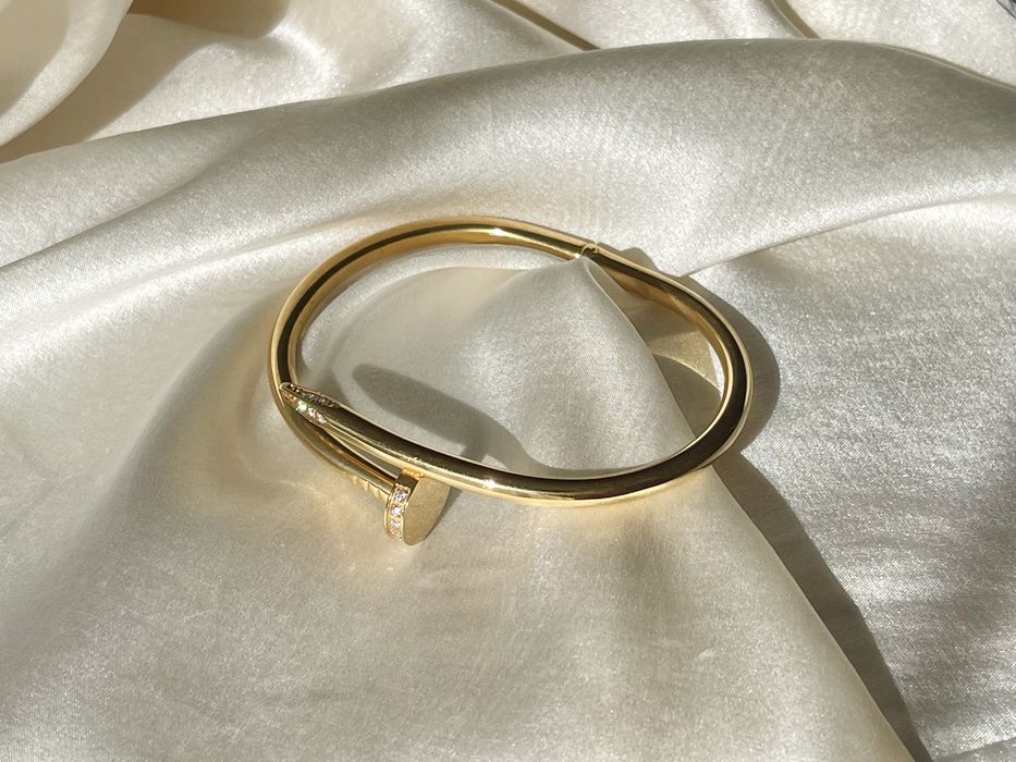 Дамски стоманени гривни пирон Carrtier