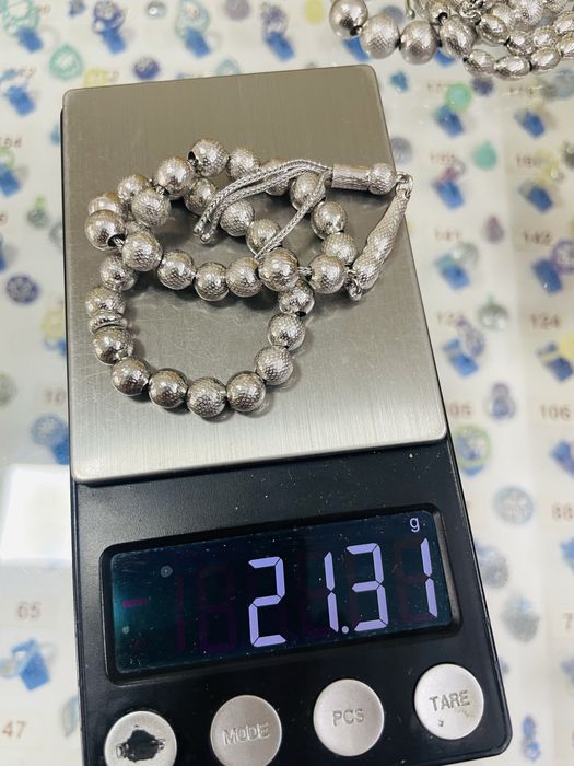 tasbeh kumush 925 proba