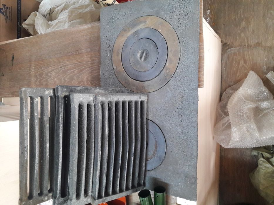 Чугунная плита на печь, дверцы на печь, колосники в Караганде