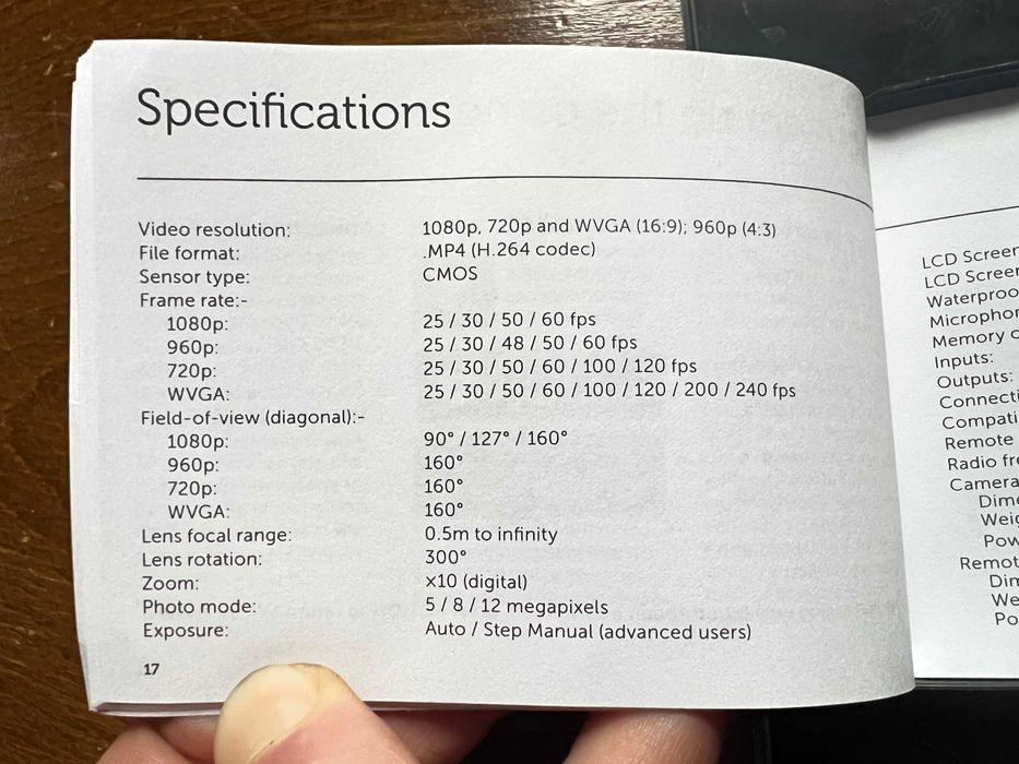 Action camera Drift Ghost S