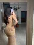Rochie Agnes Toma nepurtata, spatele decupat, marimea M