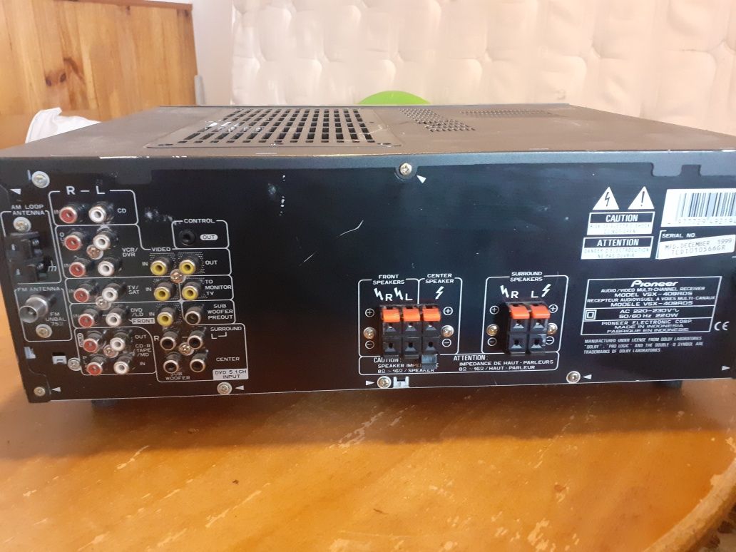 PIONEER vsx d409RDS ресийвър