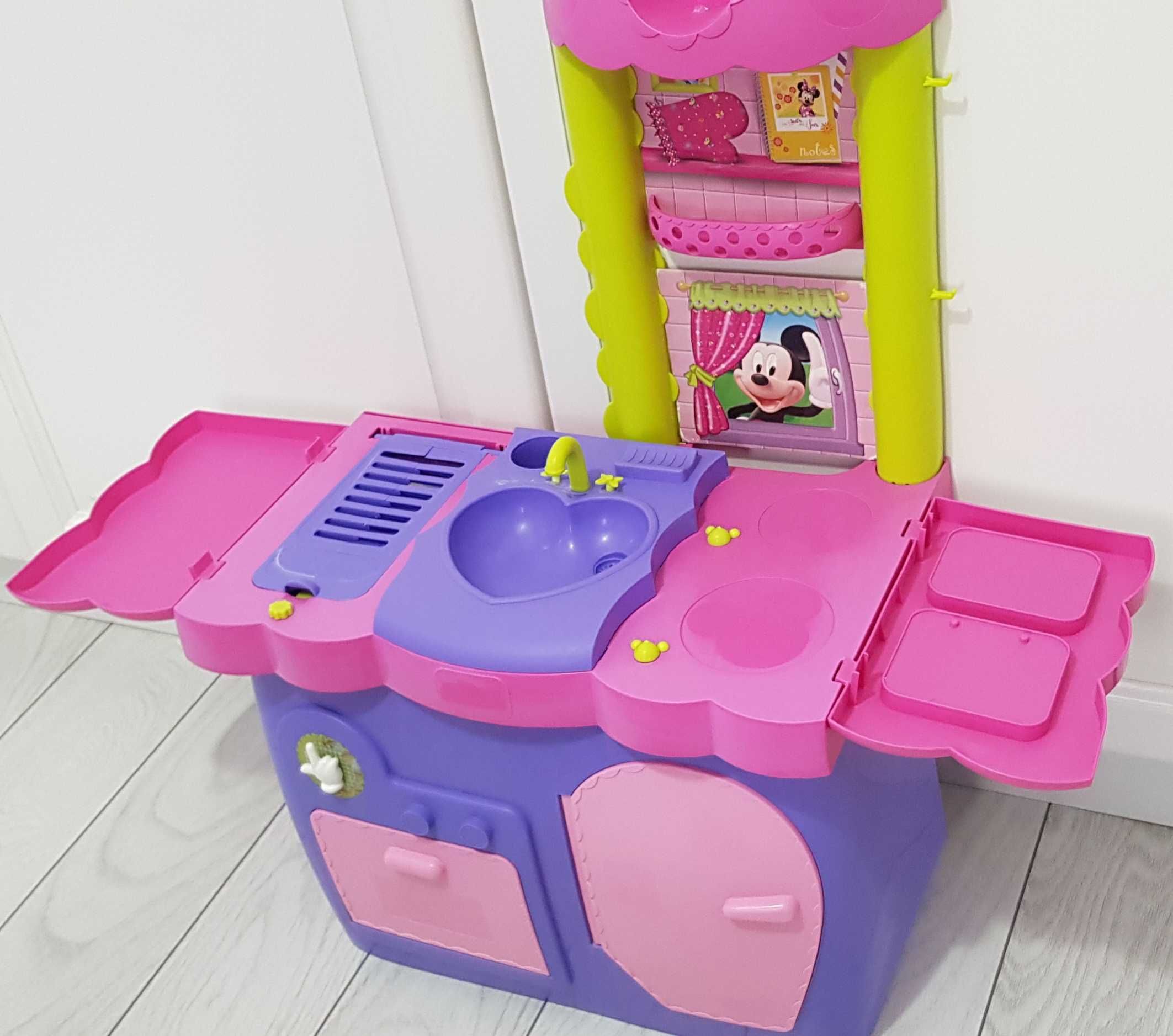 Bucătărie de joacă, pentru copii, de culoare Roz / Mov