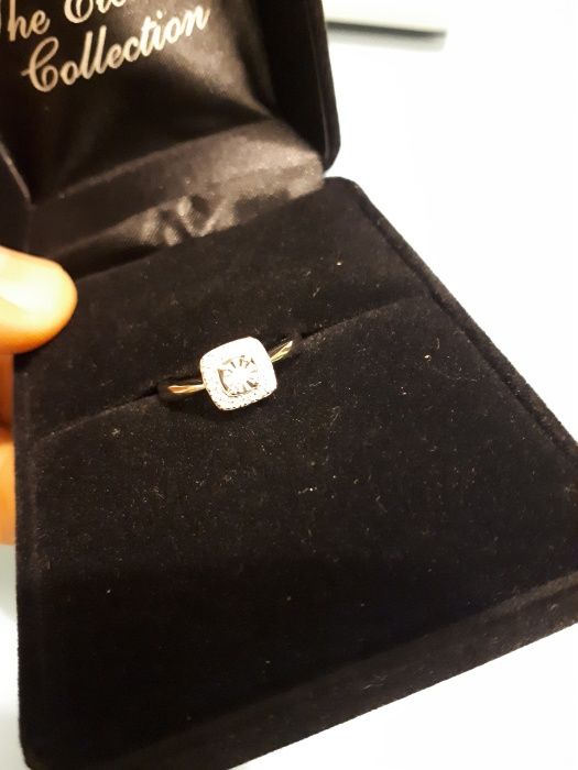 Нов пръстен с диамант