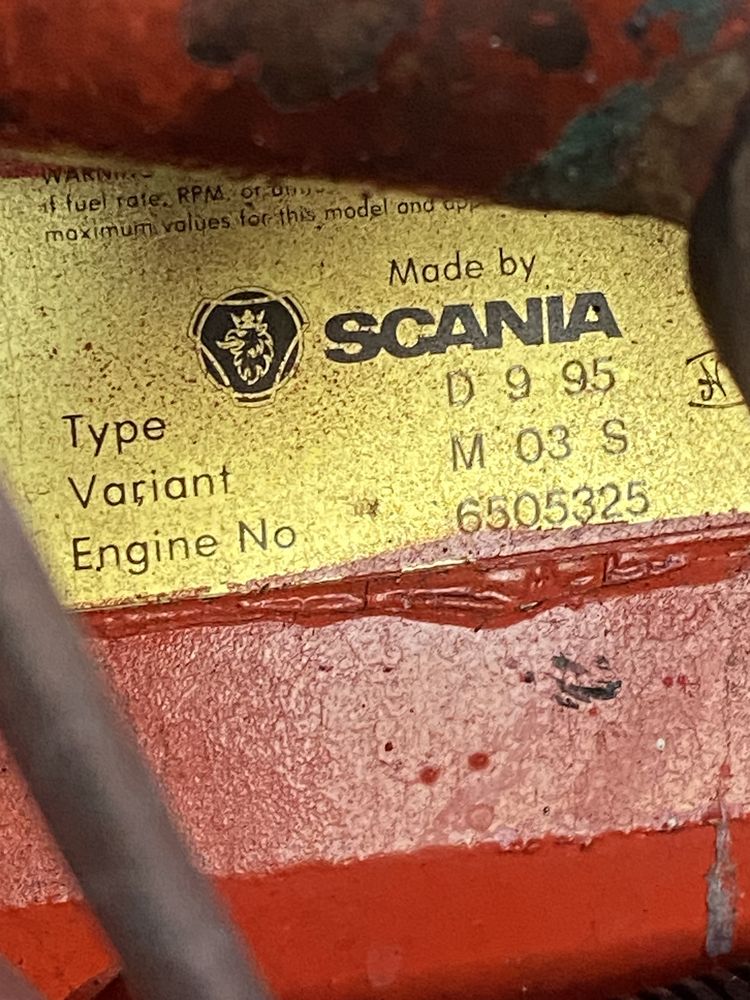 Scania D 9 95 Generator-Агрегат