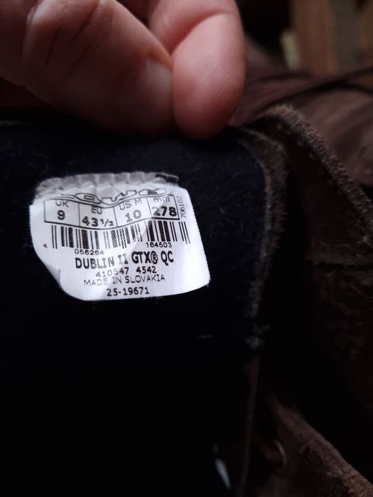 Ghete piele intoarsa LOWA Dublin GTX QC marimea 43, impecabile!!