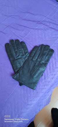 Мъжки ръкавици от естествена кожа