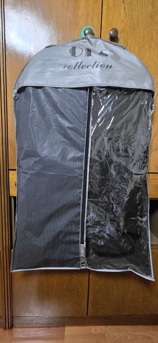 Мужской костюм двойка, черный, размер 54