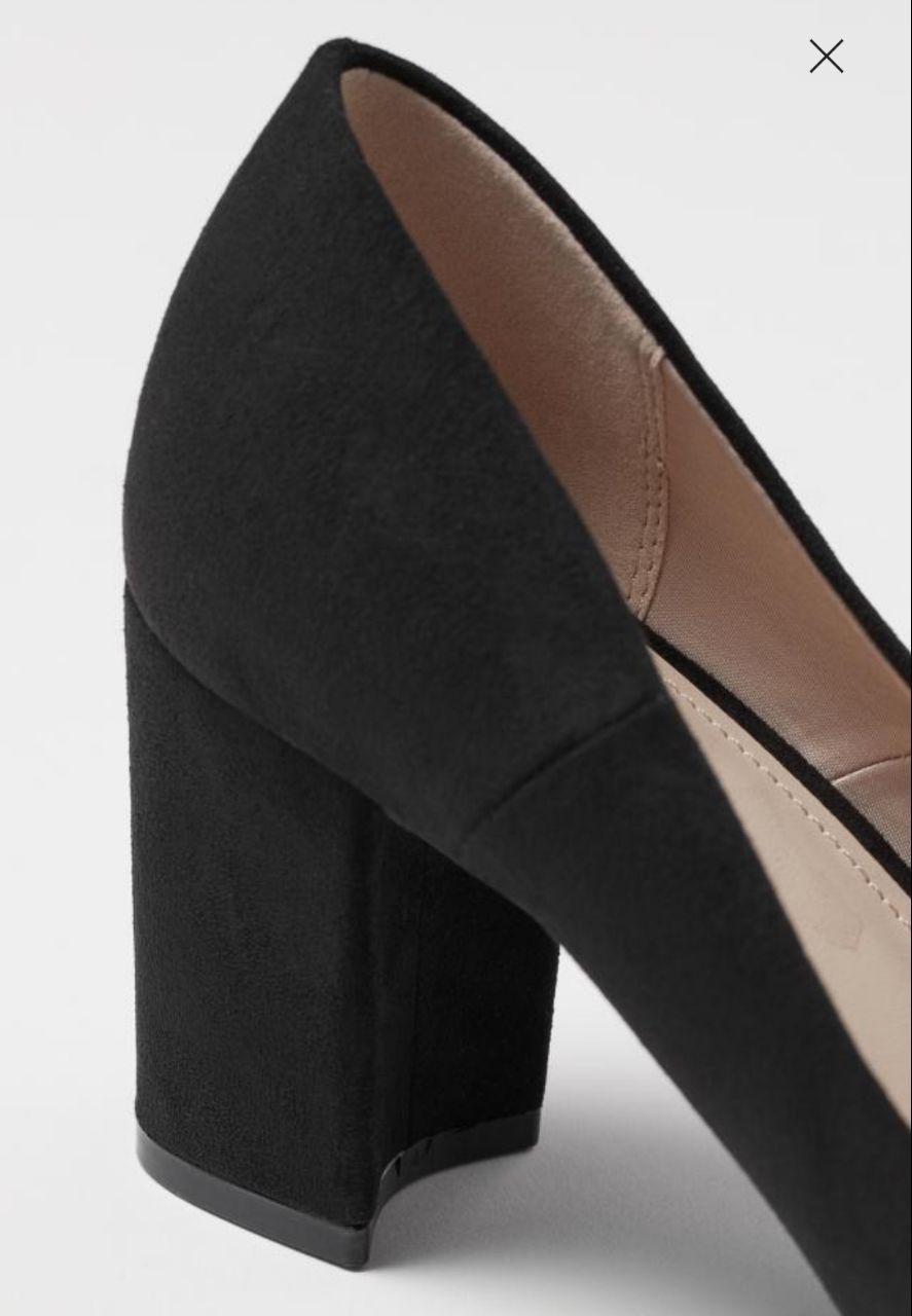 Замшевые туфли h&m