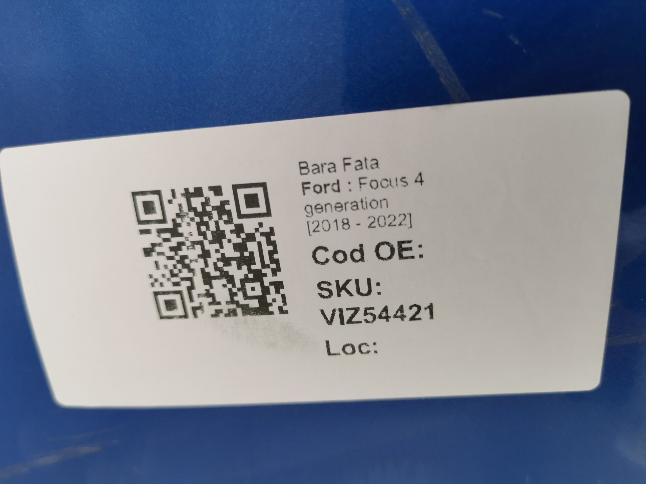 Предна броня / Bara Fata Ford Focus 4 generation [ - ] Оригинална и в