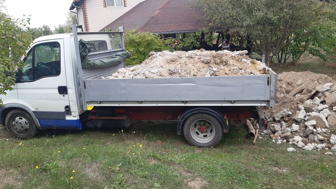 Transport Orice:nisip,pietriș,Balast,moloz,pământ,piatra concasata,mat
