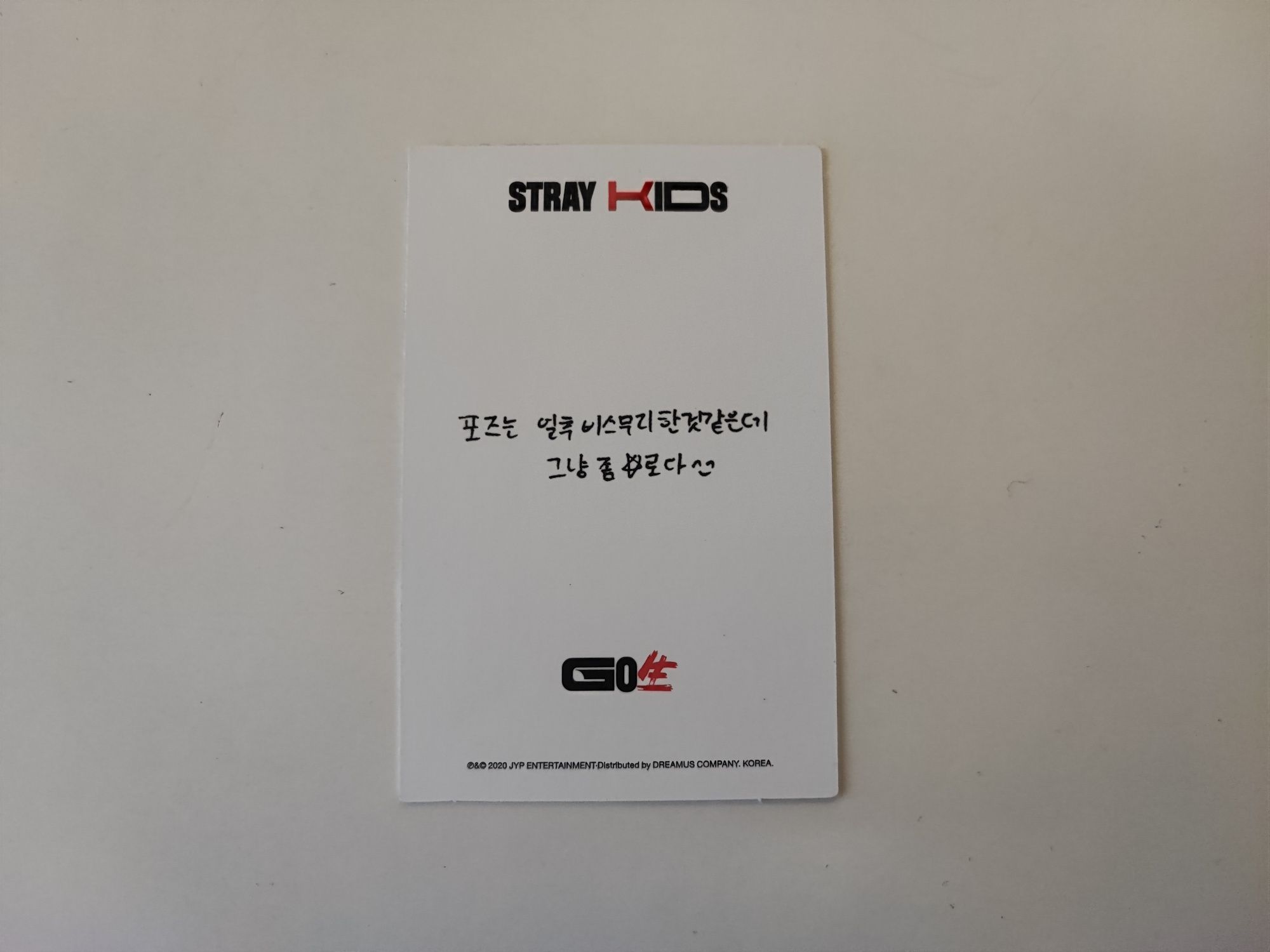 Stray Kids photocard Changbin kpop