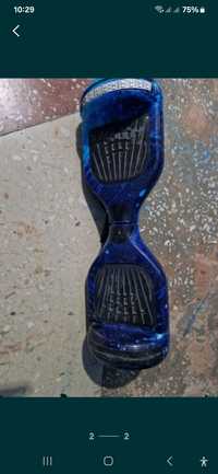 Гироскутер синий цвет с подсветкой