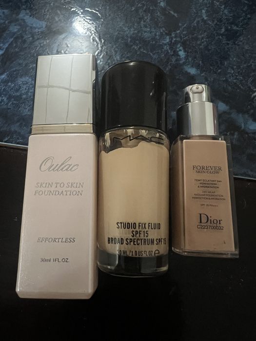 3 fonduri de ten originale – Oulac, MAC, Dior