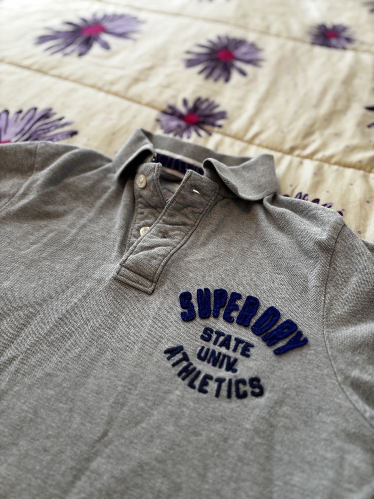 Тениска с яка Superdry M/L