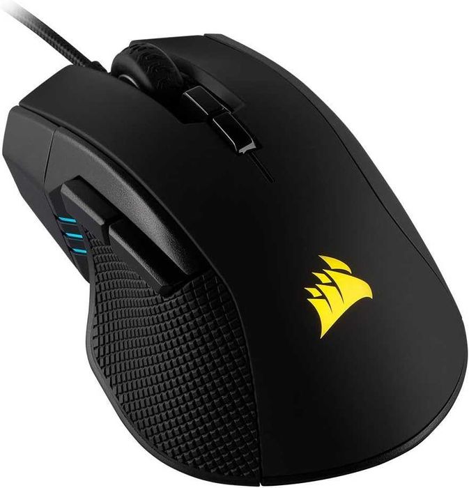 Мишка Corsair IRONCLAW RGB, Fps/Moba, RGB LED, 18 000 DPI, USB