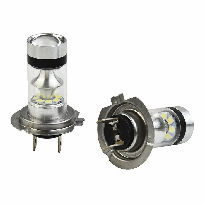 Set Două Becuri Led Qud H7 5000lumeni/6500K/50W