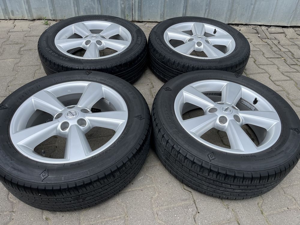 Jante aliaj 5x114.3mm anvelope vara 215/60 R17 Nissan QashQai, X-Trail