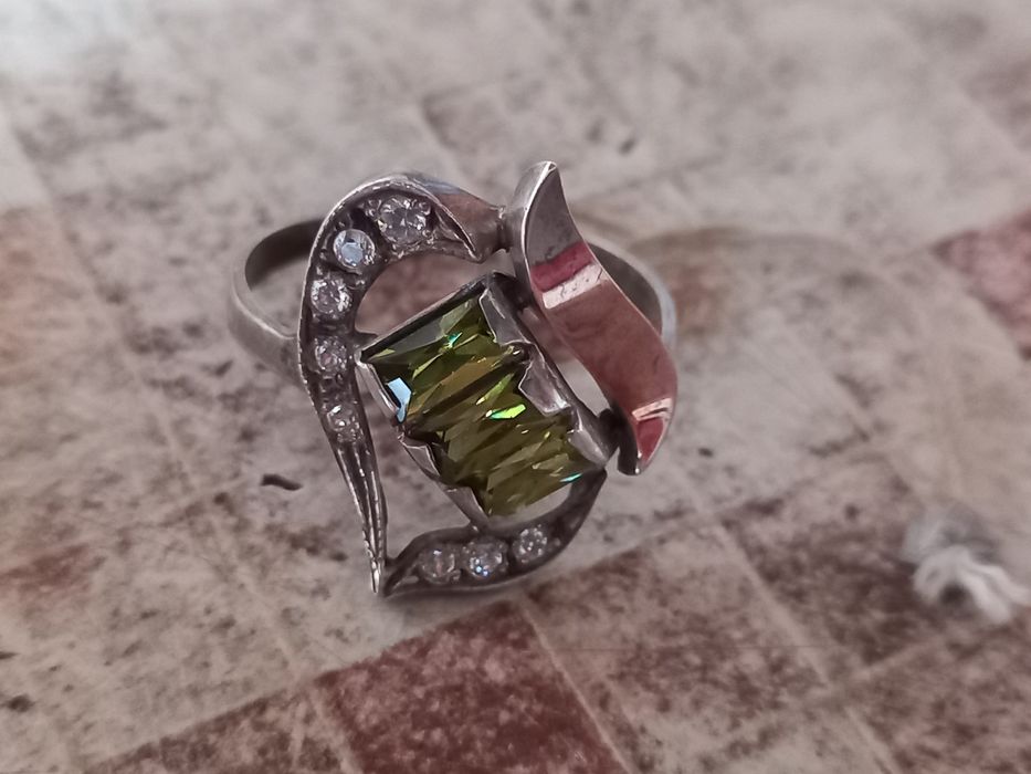 Кольцо серебро 925
