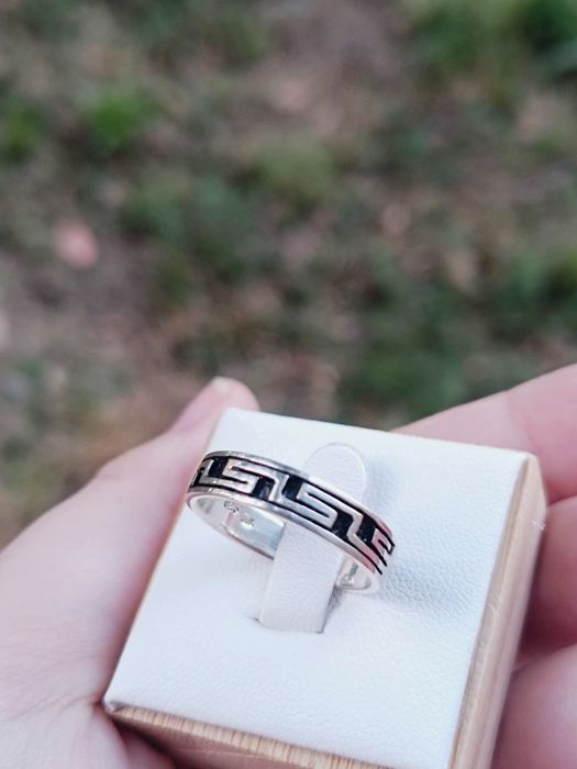 Inel din argint de 925, model grecesc, ce simbolizeaza infinitul