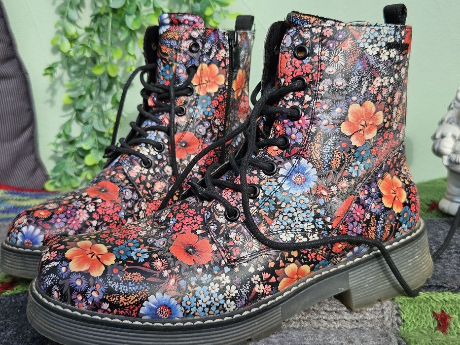 Tom Tailor флорални боти N40