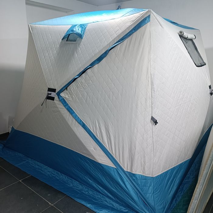 Зимняя палатка"Куб" (автомат 3-х слойная) 2.5м*2.5м W.P.E 8065 новый