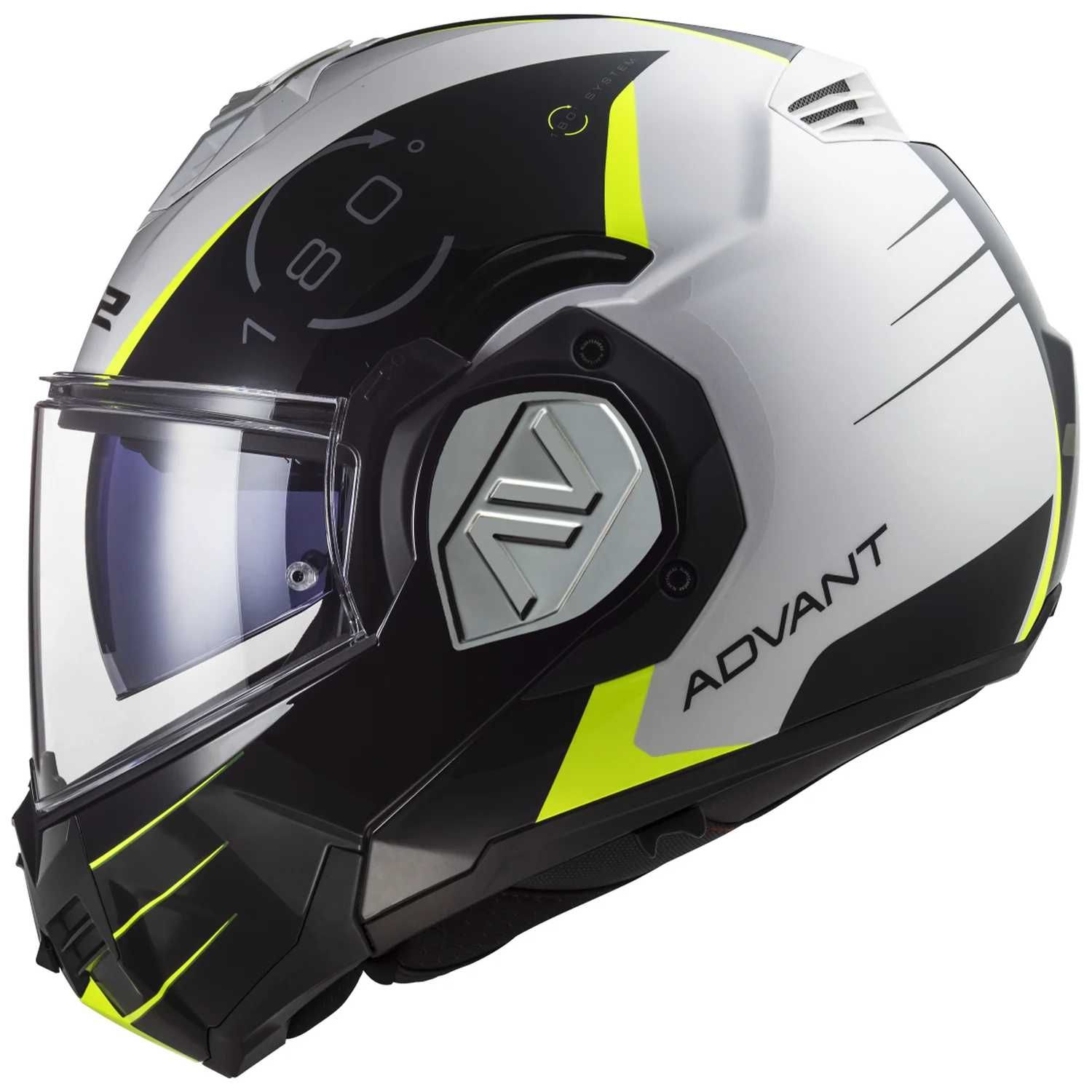 Модуларна каска - LS2 FF906 Advant Codex White Black Gloss