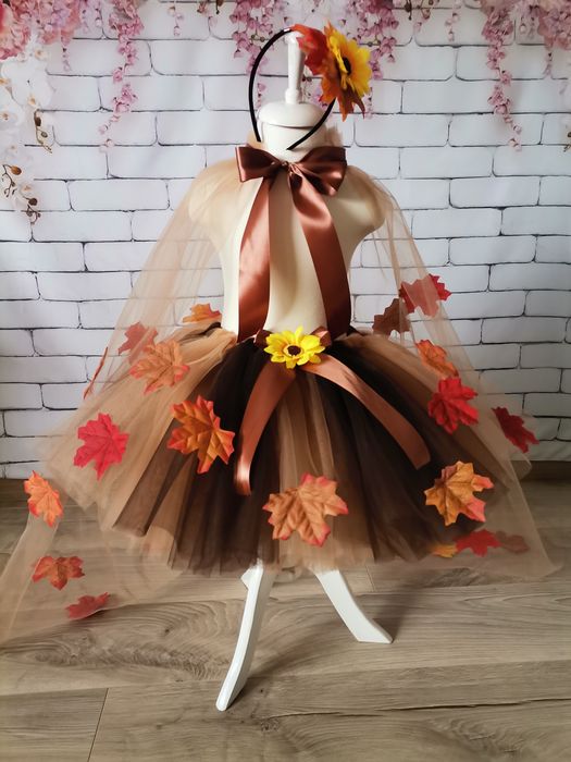Costum Zâna Toamna 3 piese Carnavalul Toamnei