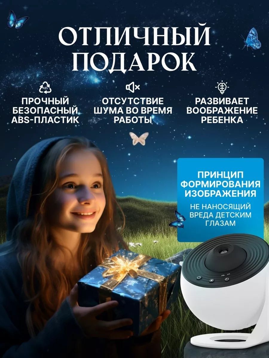 Проектор в HD качестве «Space Projector»