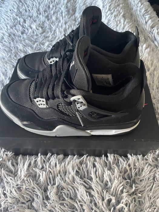 vand Jordan 4 Black canvas SE