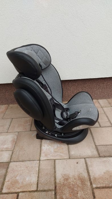 Scaun auto ISOFIX Lorelli , 0-36 Kg, rot 360, Negru/Gri